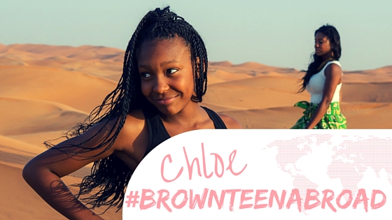 Brown Teen Abroad: Chloe